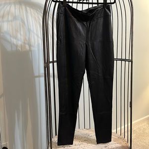 Faux leather leggings